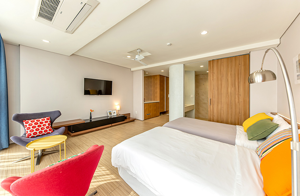 Twin bed Room 범섬